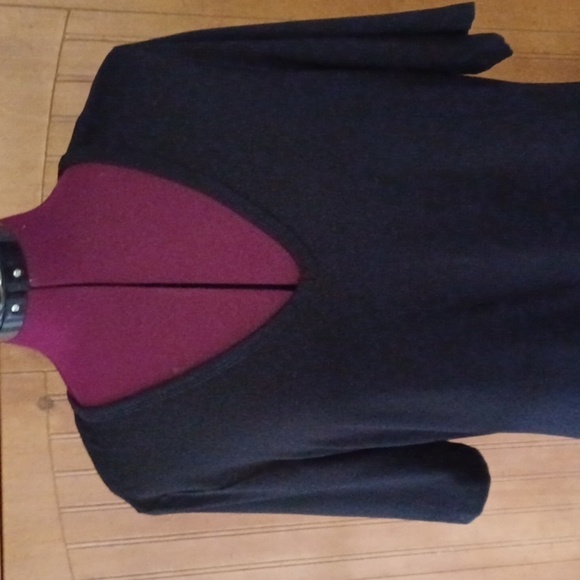 KAREN KANE BLACK MIDI DRESS. MADE IN THE USA - Picture 2 of 6